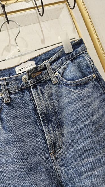 купить сумку шанель оригинал бу: Классные фирменные женские джинсы, 3 пары разного кроя, ZARA — 5