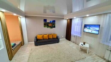 ош суточные квартиры: Студия, Риэлтор, Без подселения, С мебелью полностью — 2