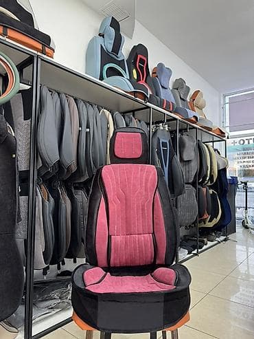 авто сидение: Чехлы Велюровые, цвет - Серый — 7