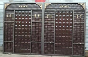 на железных номерах: Сварка | Ворота — 17