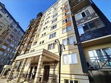 Квартиры: 1 комната, 51 м², 106 серия улучшенная, Кок-Жар мкр 106 серия улучшенная, 8 этаж, Евроремонт — 2