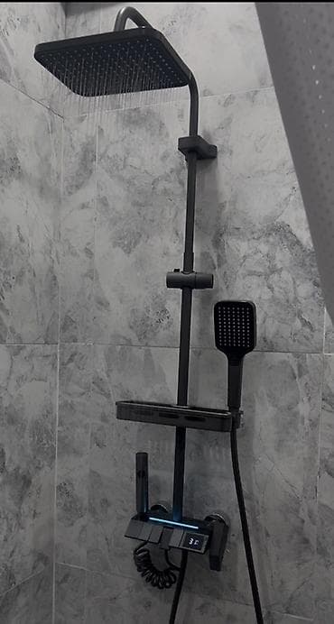 бассейн фильтр: Душевая система с верхним душем, ручной лейкой и интеллектуальной — 1