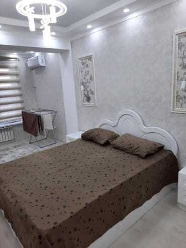 суточный дом в бишкеке: 1 комната, Душевая кабина, Постельное белье, Кондиционер — 7