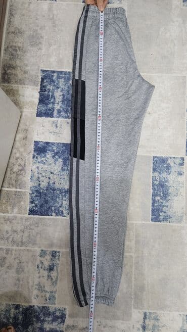 детская зимняя обувь для мальчиков: Разные подростковые брючки 4 пары + бомпер утеплённый, длина брюк на — 18