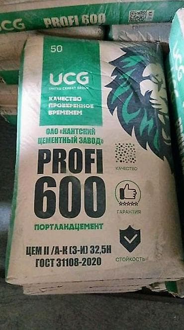 Дом и сад: Кантский цемент, M-600, 50 кг/м³, Оптом — 2