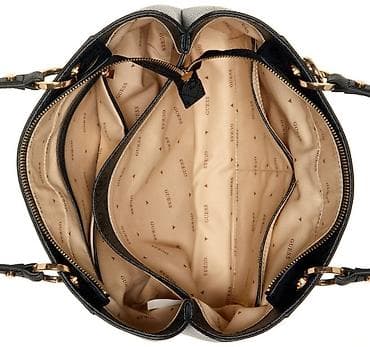 Прокат одежды: Сумка-тоут Guess (женская) - Цвет: черный с фирменным монограммным — 4