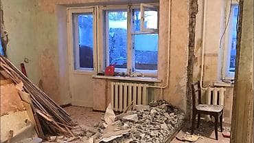 ремонт квартира бишкек: Демонтаж и черновые работы “под ключ” - Разборка перегородок: кирпич — 2