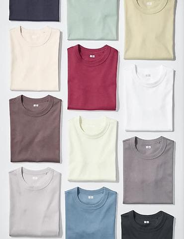 Личные вещи: Футболка Uniqlo, женская, базовая Новая, Япония размер ХЛ на размер — 3