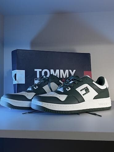 Эркектердин кроссовкасы, 42.5, 43, Tommy Hilfiger, Жаңы, түсү - Жашыл, Өзү алып кетүү, Акысыз жеткирүү, Акылуу жеткирүү — 3