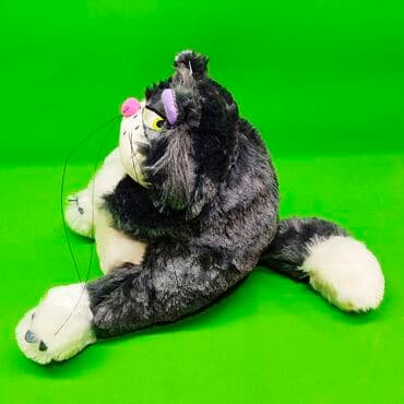 пушистая мягкая игрушка: Кот мягкая игрушка🐱Доставка, скидка есть. Один из самых интересных — 3