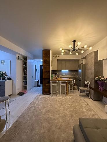 osh flats: 2 комнаты, 50 м², Индивидуалка, 3 этаж, Евроремонт — 3