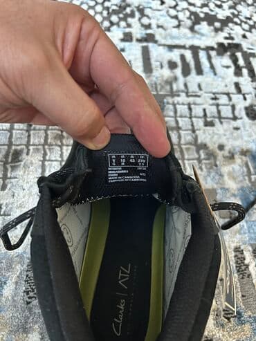 Мужская обувь: Мужские ботинки, 43, Clarks, Новый, цвет - Черный, Самовывоз — 5