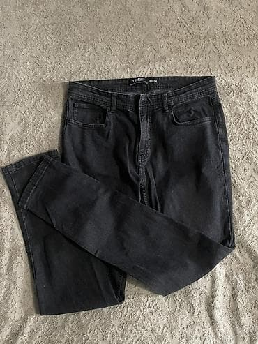 купить широкие джинсы мужские: Джинсы и брюки, цвет - Синий — 4