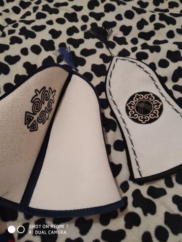 калпаки: Кыргыз калпак, качество отличное, каждая по 1000 сом — 3