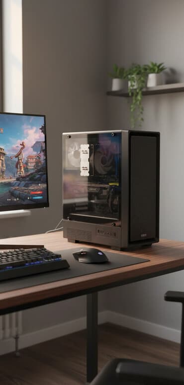 настольный игровой компьютер: Компьютер, ядер - 6, ОЗУ 16 ГБ, Для работы, учебы, Новый, AMD Ryzen 5, NVIDIA GeForce GTX 1080, NVMe — 1