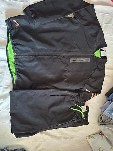 Мужской спортивный костюм, XS, Adidas, Б/у, цвет - Черный