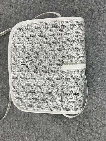 Сумка через плечо Goyard белого цвета Оригинальная сумка Goyard - — 3