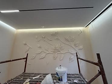 Объёмные декоративные панно и фрески на стенах под ключ - Авторская at lalafo.kg Объёмные декоративные панно и фрески на стенах под ключ - Авторская