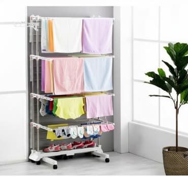 напольные полки: Сушилка, цвет - Белый, Новый — 2