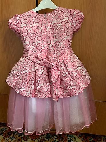 Платья: Детское платье, цвет - Зеленый, Новый — 5