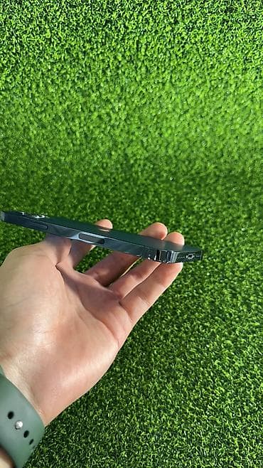 Техника и электроника: IPhone 12 Pro, Б/у, 128 ГБ, Синий, Защитное стекло, Чехол, 85 % — 3