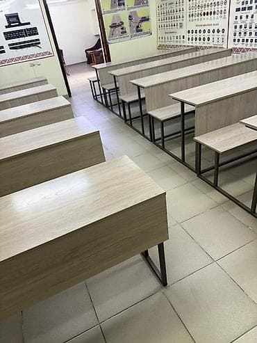 solutions third edition: Комплект парты и стула, цвет - Серый — 5