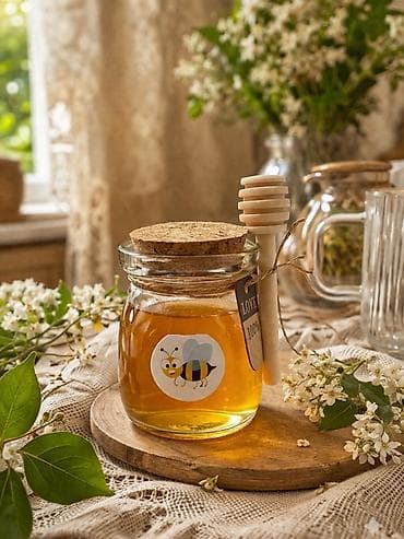 Мёд: 🍯 Оригинальный и вкусный подарок для ваших мероприятий ❤️ Натуральный — 6