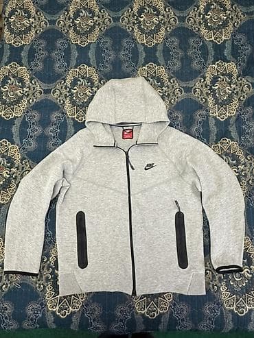 Мужская толстовка, L, Nike, Б/у, цвет - Серый, Самовывоз