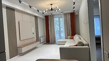 232 контур бишкек: 2 комнаты, 64 м², Элитка, Дизайнерский ремонт — 2
