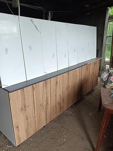 сервант купить: Кухонный гарнитур, цвет - Коричневый — 1