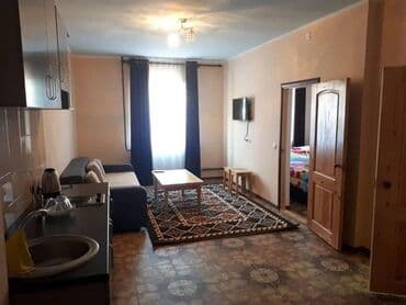 квартиры посуточно в бишкеке: 2 комнаты, Душевая кабина, Постельное белье, Кондиционер — 1