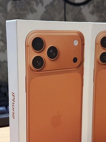 iphone 3g: IPhone 17 Pro Max, Новый, 512 ГБ, Оранжевый, Кабель, Коробка, 100 % — 1