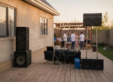 Портативный комплект звукового оборудования для мероприятий Состав: -