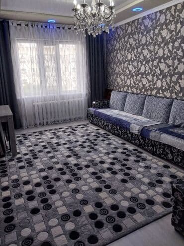 токолдош квартира берилет: 2 комнаты, 50 м², 105 серия, 4 этаж, Дизайнерский ремонт — 1