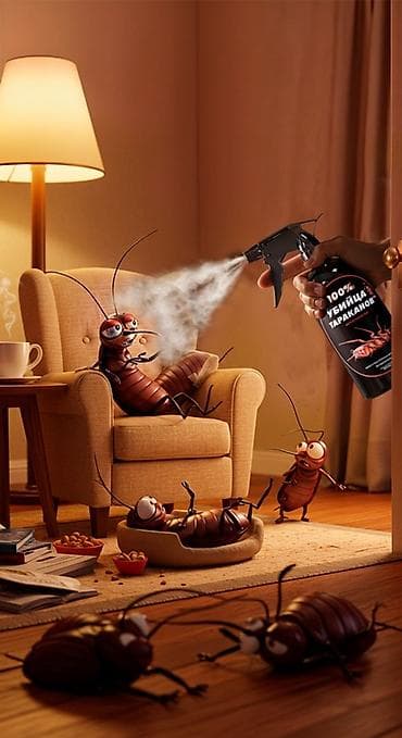 я твоё средство для всего бишкек: Средство от бытовых насекомых «100% Убийца тараканов» Назначение: - — 8