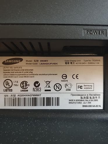 Мониторы: Монитор, Samsung, LCD, 19" - 20" — 5