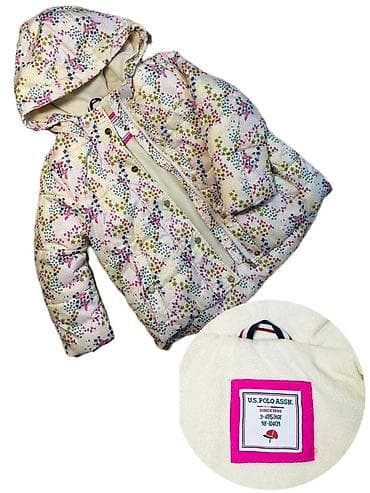 Детская утеплённая куртка с капюшоном U.S. Polo Assn. Б/У - — 1