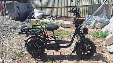 Электроскутер Manas (электровеломопед) - Прочная стальная рама