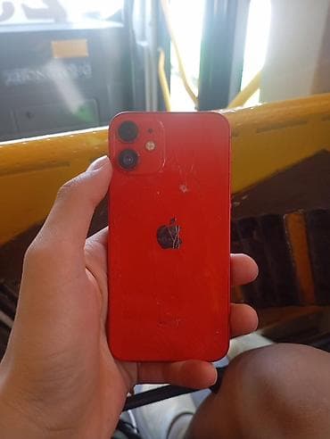 продаю бу: IPhone 12, Б/у, 128 ГБ, Красный, Кабель, 100 % — 1