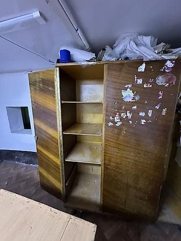 купе шкафы: Шифоньер, шкаф для одежды, Прямой, Другой материал — 2