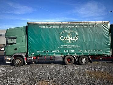 Тягач, Scania, Тентованный — 5