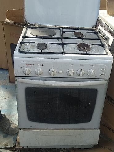 Комбинированные напольные плиты с духовкой. газовая плита и at lalafo.kg Комбинированные напольные плиты с духовкой. газовая плита и