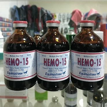 HEMO-15 — витаминно-аминокислотно-микроминеральная добавка для лошадей