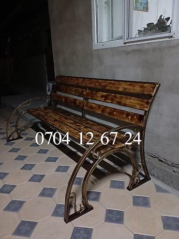 скамье: Скамейка Со спинкой, С крышей — 4