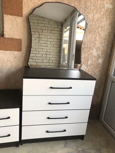 тумба цвет белый: Спальный гарнитур, Новый, Двуспальная кровать, Шкаф, Комод, Самовывоз, цвет - Белый — 3