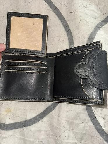 samsung a41: Кошелек, Натуральная кожа, Мужские, Б/у — 4