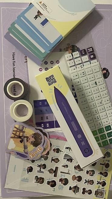 Учебники: Набор для изучения корейского языка Learn! KOREAN with TinyTAN (HYBE — 3