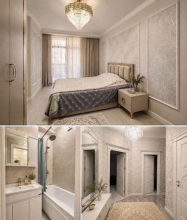 3: 2 комнаты, 62 м², Асанбай мкр Элитка, 3 этаж, Евроремонт — 2
