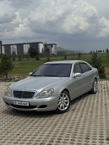 ош транспорт: Mercedes-Benz S-Class: 2002 г., 5 л, Автомат, Бензин, Седан — 3
