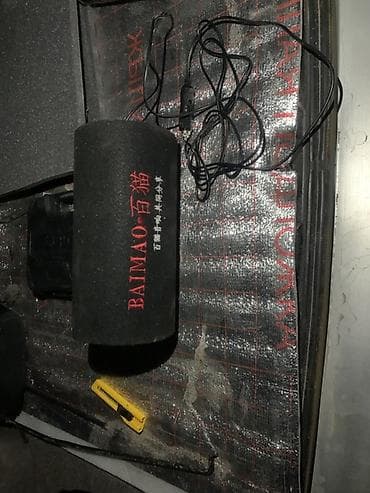 колонки для сабвуфера: Автомобильный активный сабвуфер BAIMAO (цилиндрический корпус) - — 3